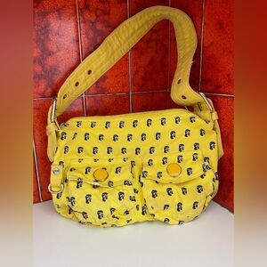 retro pinup babe Yellow Purse